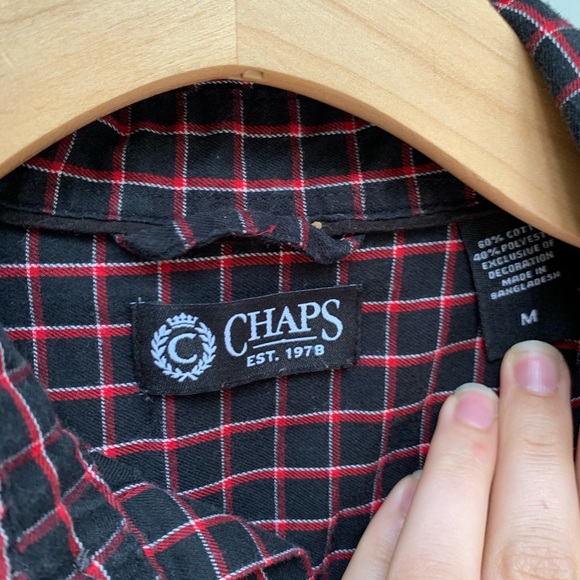 Chaps Plaid Button Down - Picture 3 of 3